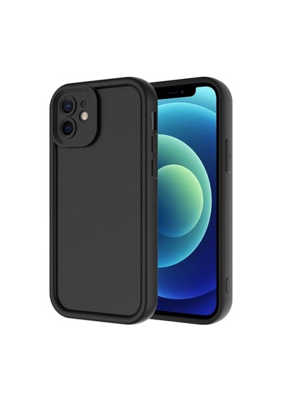 Apple Uyumlu iPhone 11 Kılıf Kamera Korumalı Zore Ananas Kapak Siyah