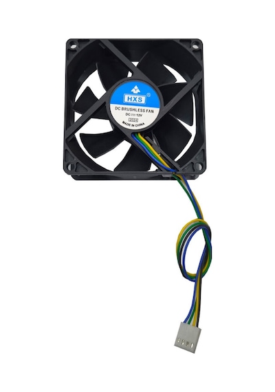 8 Cm 4 Pin Dc 12v Fan 8x8x2.5cm 12 V 4pinli Fan 1 Adet