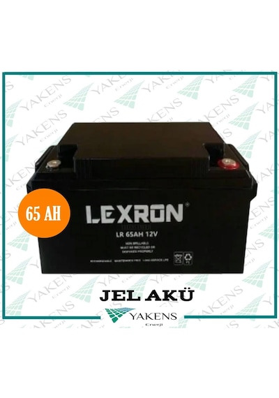 Lexron 65 Amper Jel Akü Lexron