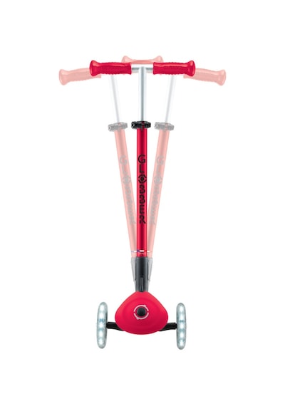 Globber Elite Deluxe Işıklı Scooter - Kırmızı