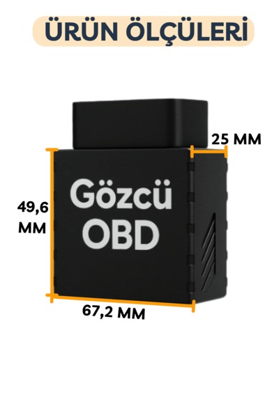 Gözcü Mobil Obd Girişi Araç Gps Takip Cihazı Uyumlu Sistemi Anlık Konum Geçmişe Dönük Konum Takibi Geofence
