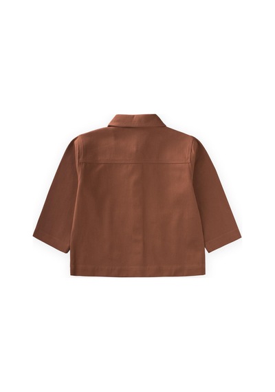 Cigit Gabardin Ceket 2-7 Yaş Kahve Kahve