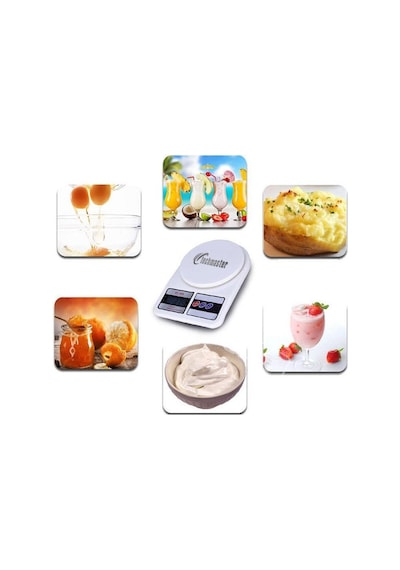 Techmaster LCD Dijital Ekran Hassas Mutfak Tartısı 10 KG