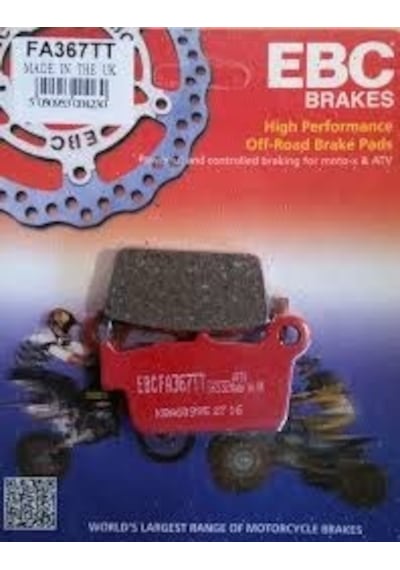 Yamaha Yz 450 F Arka Fren Balatası Ebc Fa367Tt Karbon Balata