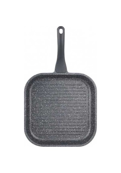 Wenlin Thermoad Granit Kaplı Izgara Tavası 28cm Gri - Dayanıklı Pişirme Gri
