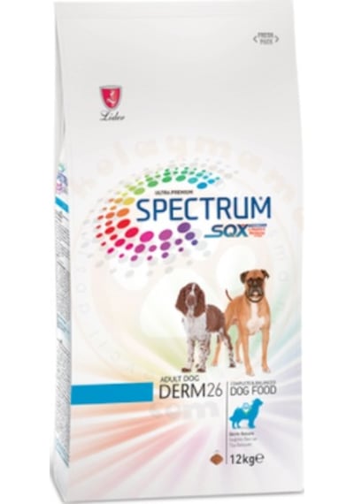 Spectrum Derm26 Somonlu Hassas Derili Yetişkin Köpek Maması 12 KG