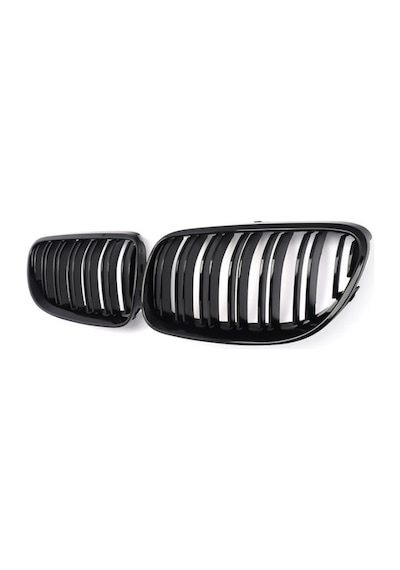 3 Serısı E92 2010 2013 Içın Uyumlu M3 Görünüm Panjur Cıft Cızgı Böbrek Pıano Black Makyajlı Kasa