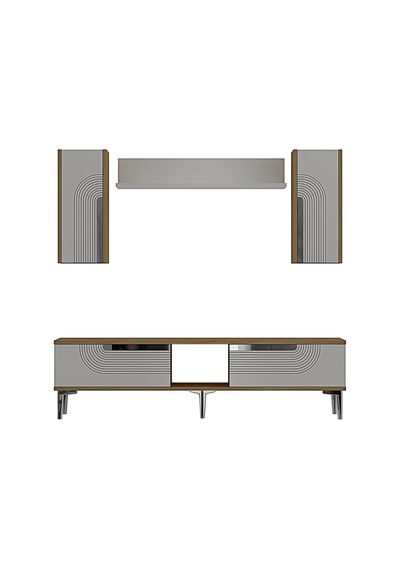 Tvr1502dbs Meyra Tv Ünitesi Takımı Safirmeşe-beyaz-silver 150cm