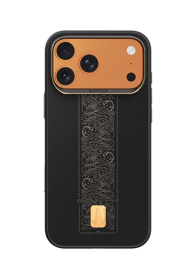 İphone 17 Pro Uyumlu Kılıf M-safe Şarj Özellikli Raptic Aramid Dual Rise Serisi Kapak Siyah