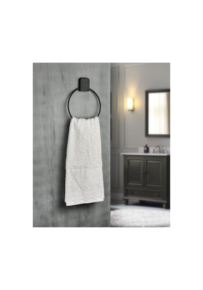 Paslanmaz Çelik Yapışkanlı Yuvarlak Havluluk Delmeden Montaj Banyo, Mutfak, Lavabo Kullanımı Diğer