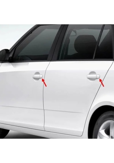 Dış Kapı Kolu Kapağı Uyumlu 3b4839879a 2007-2014 Model Araçlar İçin
