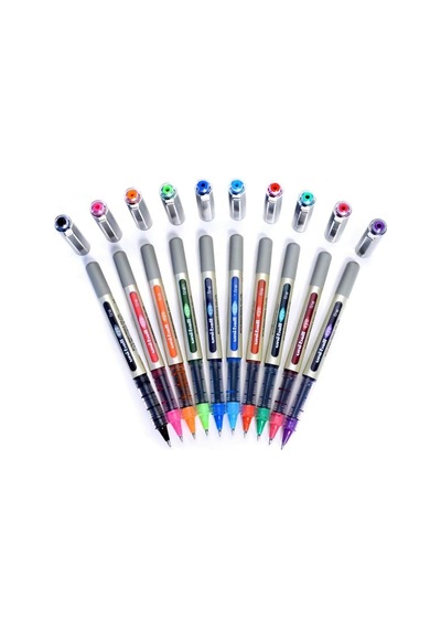 Uni-ball Eye Ub-157 Tükenmez Kalem 0,7 Mm Bilya 10'lu Paket Her Renkten Bir Adet Genel