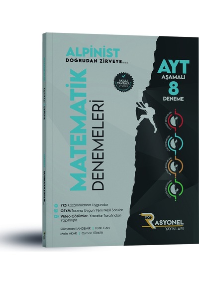 Ayt Matematik Alpinist Serisi Deneme Seti 8'li