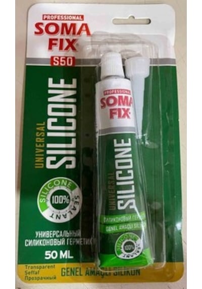 Soma Fıx S50 Genel Amaçlı Silikon 50 Ml - Şeffaf