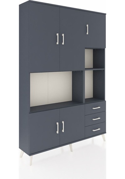 Arges Dolap 9 Raflı 3 Çekmeceli 5 Kapaklı 132x30x195 Antrasit-antrasit/antrasit Antrasıt/antrasıt Arges Dolap 9 Raflı 3 Çekmeceli 5 Kapaklı 132x30x195 Antrasit-antrasit/antrasit Antrasıt/antrasıt