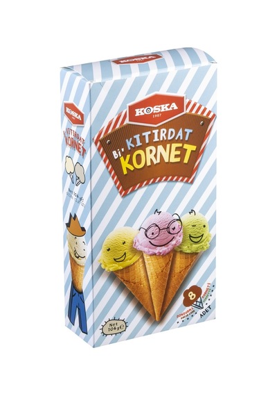 Koska Dondurma Korneti 8x13g Pratik Külah Keyfi 6'li Avantaj Paketi - 6 Adet Tarı