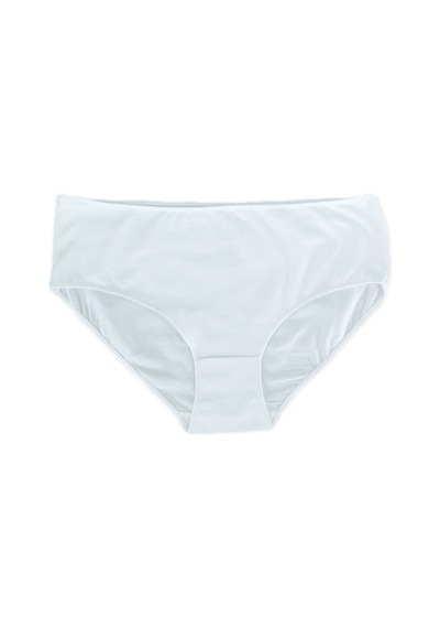 Must Have 3'lü Organik Pamuk Yüksek Bel Slip Külot Siyah - Beyaz - Krem