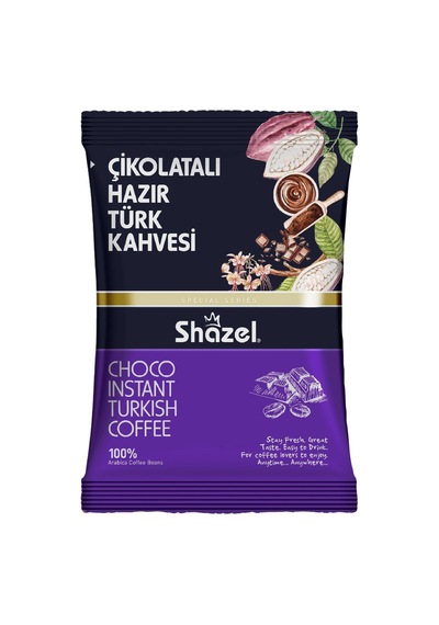 Shazel Türk Kahvesi 100g Çikolatalı - Arabica Kahve Ve Çikolata Lezzeti 5'li Avantaj Paketi - 5 Tarı Diğer