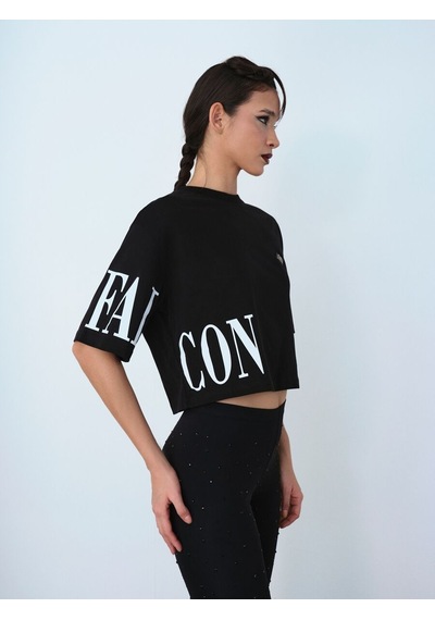 LOFT Oversize Kadın Tshirt K.kol Lf2036859 Q1.v1 Siyah LOFT Oversize Kadın Tshirt K.kol Lf2036859 Q1.v1 Siyah