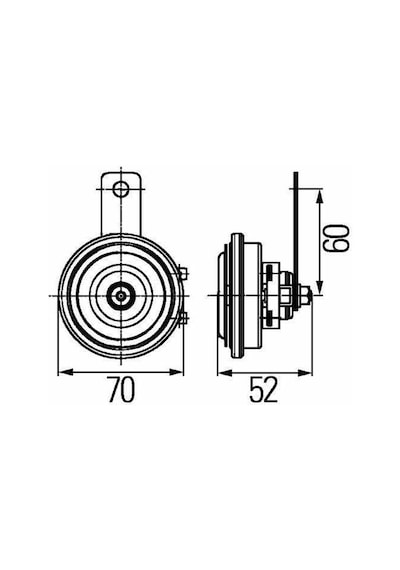 Hella Yüksek Ton Korna 12v 420hz 112 Dba 3al922196-011