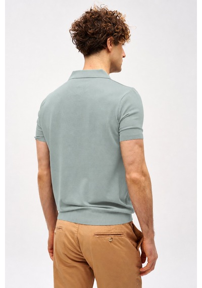 İgs Erkek Açık Yeşil Slim Fit Dar Kalıp Polo Yaka Düz Kısa Kollu Triko Tişört-25989 İgs Erkek Açık Yeşil Slim Fit Dar Kalıp Polo Yaka Düz Kısa Kollu Triko Tişört-25989