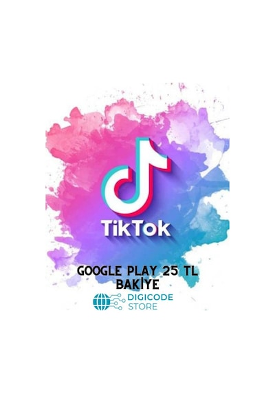 Tik Tok Google Play Hediye Kodu 25 Tl