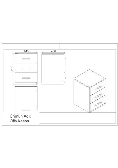 Robin Home Verona Ofis Çalışma Masası Ve 3 Çekmeceli Keson Takım Meşe-siyah Kahverengi Robin Home Verona Ofis Çalışma Masası Ve 3 Çekmeceli Keson Takım Meşe-siyah Kahverengi