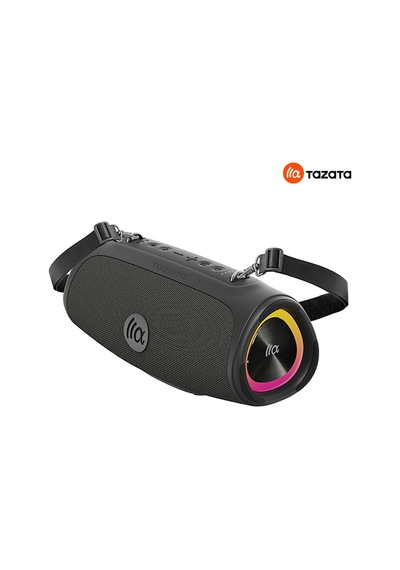 Tazata Boomblast Mini Bluetooth Hoparlör- Gri - 60w Ipx7, 10 Saat Şarj, Powerbank, İnanılmaz Ses