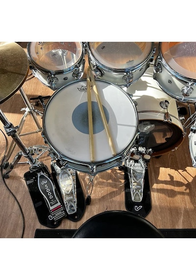 Gruv Gear Nm-blk-dbl Nanomat Akustik Davul Matı Double Pedal Çift Pedal İçin Genişletilmiş Alan