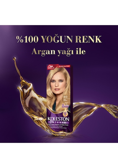 Koleston Intense 8/0 Açık Kumral Saç Boyası