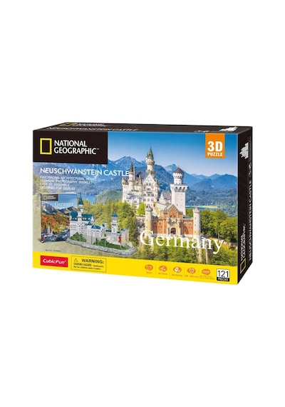 National Geographic 121 Parça 3d Puzzle Neuschwanstein Kalesi.