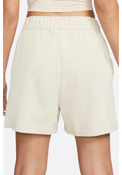 Nike Sportswear Essential Loose Fit Jersey Shorts Bol Kesim Jarse Kumaş Kadın Şort Bej