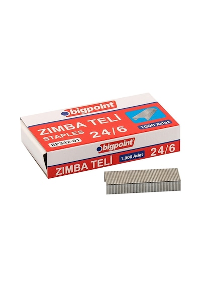 Bigpoint Zımba Teli No 24/6 10 Kutu / 1000 Adet