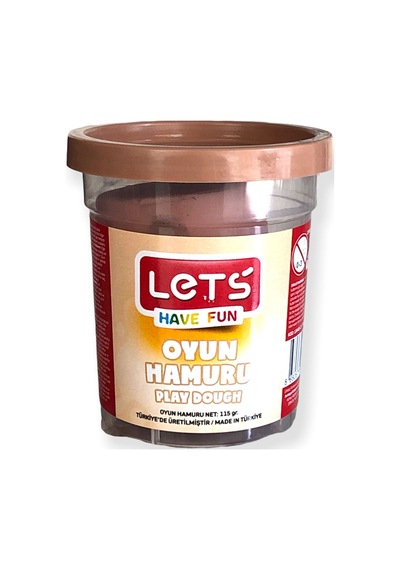Lets Oyun Hamuru Tek Renk Ten Rengi 110 Gr L8440-12 Çok Renkli