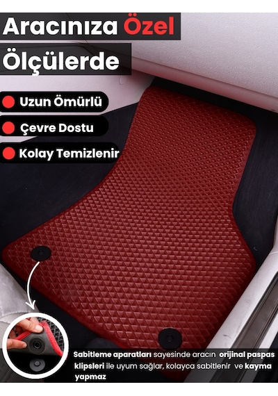 Volkswagen Polo 6n2 2000-2001 Uyumlu Eva Paspas Tam Set Oto Paspas,araca Özel,tam Koruma 409