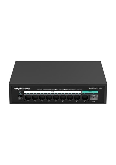 Ruıjıe Reyee Rg-es110gs-p-l 8 Port Gıgabıt + 1xgb Rj45/1xsfp Uplınk 120w Poe Swıtch Bzs01