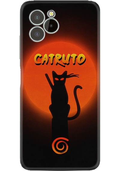 Oukitel C21 Pro Kılıf Silikon Desen Özel Seri Catrudo 1679