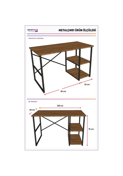 Modern Raflı Ders Çalışma Masası %100 Mdf Bilgisayar Masası Metalçm01 Karına Modern Raflı Ders Çalışma Masası %100 Mdf Bilgisayar Masası Metalçm01 Karına