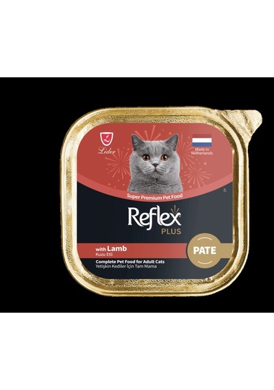 Reflex Plus Pate Kuzu Etli 85 Gr Yetişkin Konserve Kedi Maması