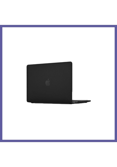 Bezos Apple Uyumlu MacBook Pro 16.2 2021 Apple Uyumlu MacBook Buzlu Kapak - Siyah Nıda