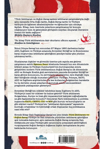 Türk İstihbaratı Ve Soğuk Savaş - Abd Ve İngiltere Arasında Türk Gizli Servisi