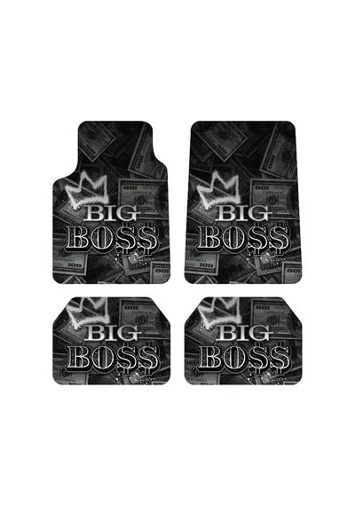 Oem Big Boss Tasarımlı Dijital Baskılı 4 Parça Üniversal Halı Paspas Seti
