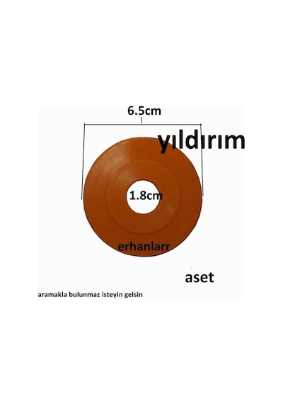 2 Adet Aset Gold Rezervuar İç Takım Contası Conta Klozet İç Takım