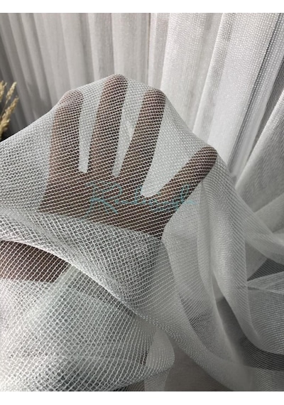 Brillant Tül Perde Ince Çelik Burgu Etek Kurşun Düz Tül Çok Renkli