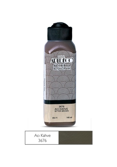 Artdeco Akrilik Boya 140Ml Aci Kahve 3676