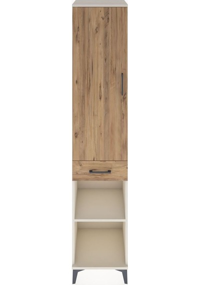 Hyperion Dolap 3 Raflı Tek Çekmeceli Tek Askılı 44x44x221 Aytaşı-çam Aytası