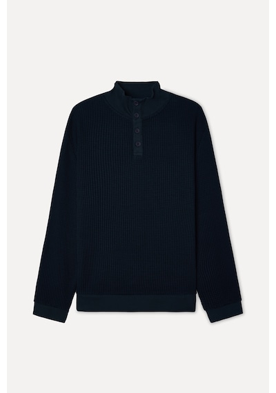 Mudo Erkek Erkek Lacivert Comfort Fit Dik Yaka Sweatshirt 1272420