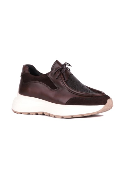Shoetyle - Kahverengi Hakiki Deri Bağcıklı Erkek Günlük Ayakkabı 115-k525-1321 Kahve Rengi Shoetyle - Kahverengi Hakiki Deri Bağcıklı Erkek Günlük Ayakkabı 115-k525-1321 Kahve Rengi