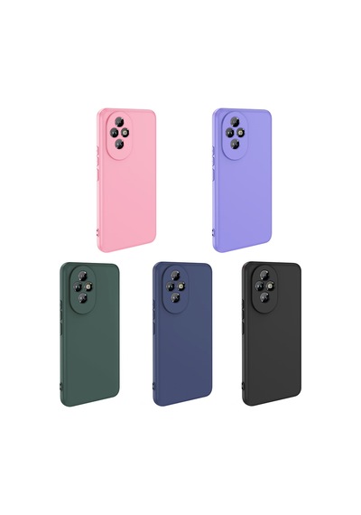 Honor 200 Kılıf Yumuşak Silikon Kamera Korumalı Lansman Pazarplus Siyah