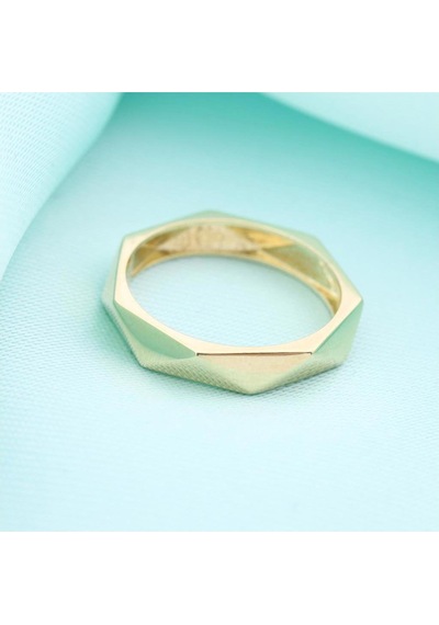 14k Altın Markiz-geometrk Chocolate Yüzük 4y28095 Sarı Altın